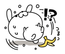 Restless rabbit sticker #7956702