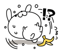 Restless rabbit sticker #7956702