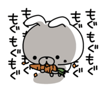 Restless rabbit sticker #7956707