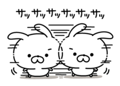 Restless rabbit sticker #7956709