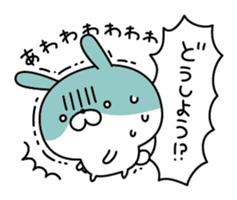 Restless rabbit sticker #7956719