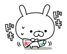 Restless rabbit sticker #7956724
