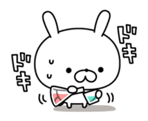 Restless rabbit sticker #7956724