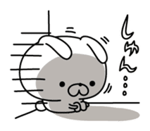 Restless rabbit sticker #7956727
