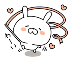 Restless rabbit sticker #7956729