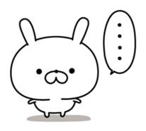 Restless rabbit sticker #7956733