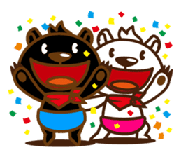 Shiro Kuro Kuma Kuma sticker #7957020