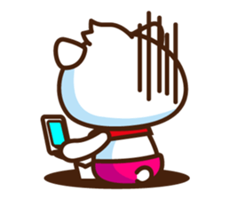 Shiro Kuro Kuma Kuma sticker #7957038