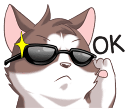 Cocoa Siberian Husky Vol.2 sticker #7957340