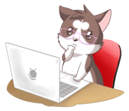 Cocoa Siberian Husky Vol.2 sticker #7957343