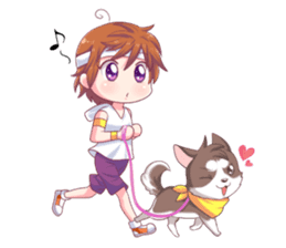 Cocoa Siberian Husky Vol.2 sticker #7957344