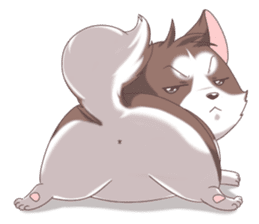 Cocoa Siberian Husky Vol.2 sticker #7957350