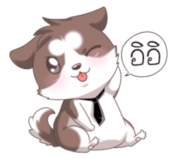 Cocoa Siberian Husky Vol.2 sticker #7957362