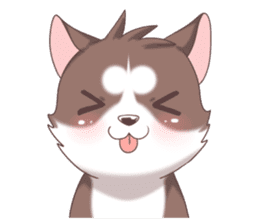 Cocoa Siberian Husky Vol.2 sticker #7957366