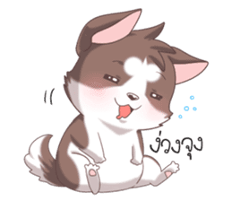 Cocoa Siberian Husky Vol.2 sticker #7957377