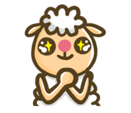 sheep sheep yang yang' life sticker #7957386