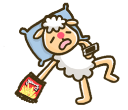 sheep sheep yang yang' life sticker #7957406