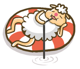 sheep sheep yang yang' life sticker #7957408