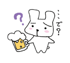 Nice Cheers rabbit sticker #7957999