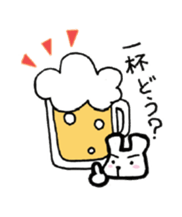 Nice Cheers rabbit sticker #7958000