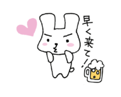 Nice Cheers rabbit sticker #7958001