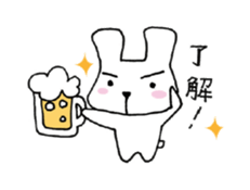 Nice Cheers rabbit sticker #7958006