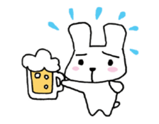 Nice Cheers rabbit sticker #7958009