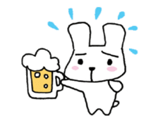 Nice Cheers rabbit sticker #7958009