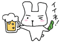 Nice Cheers rabbit sticker #7958010