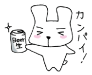 Nice Cheers rabbit sticker #7958011
