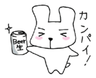 Nice Cheers rabbit sticker #7958011