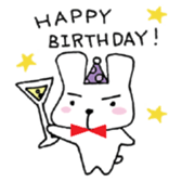 Nice Cheers rabbit sticker #7958016