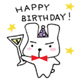 Nice Cheers rabbit sticker #7958016