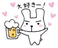 Nice Cheers rabbit sticker #7958017