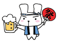 Nice Cheers rabbit sticker #7958018