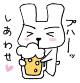 Nice Cheers rabbit sticker #7958023