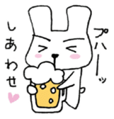 Nice Cheers rabbit sticker #7958023