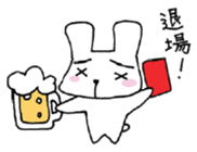 Nice Cheers rabbit sticker #7958025