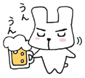 Nice Cheers rabbit sticker #7958027