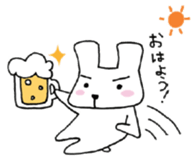 Nice Cheers rabbit sticker #7958034