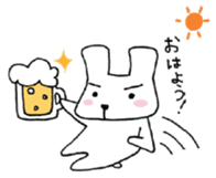 Nice Cheers rabbit sticker #7958034