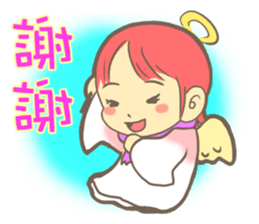 Little cute angel sticker #7958038