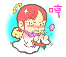 Little cute angel sticker #7958073