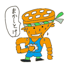 Lotus root chracter Ren of life sticker #7958932