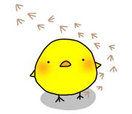 it is a day-to-day chick. sticker #7959404