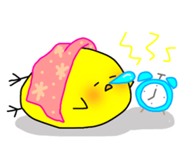 it is a day-to-day chick. sticker #7959405