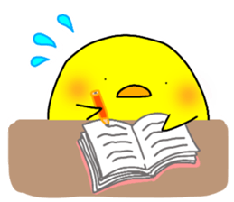 it is a day-to-day chick. sticker #7959409