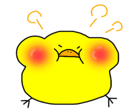 it is a day-to-day chick. sticker #7959412