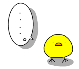 it is a day-to-day chick. sticker #7959413