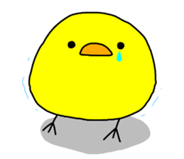 it is a day-to-day chick. sticker #7959418